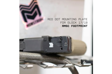 Image of Monstrum Dovetail Red Dot Mounting Plate for Glock Pistols