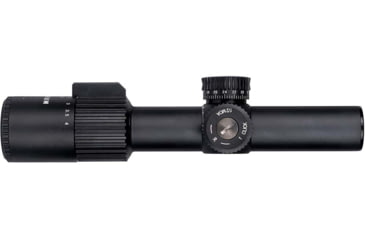 Image of Monstrum Alpha Series 1-4x24 First Focal Plane FFP Rifle Scope with MOA Reticle, Black, GA1424-BLK