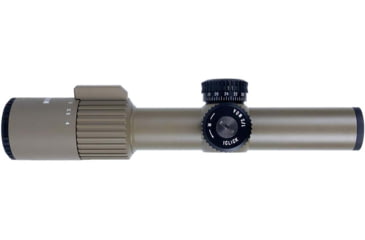 Image of Monstrum Alpha Series 1-4x24 First Focal Plane FFP Rifle Scope with MOA Reticle, Flat Dark Earth, GA1424-FDE
