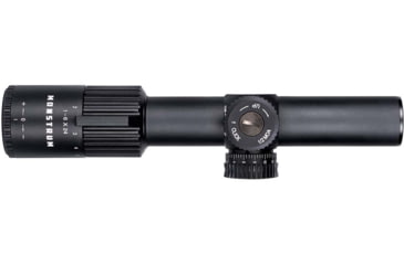 Image of Monstrum Alpha Series 1-6x24 First Focal Plane FFP Rifle Scope with MOA Reticle, Black, GA1624-BLK