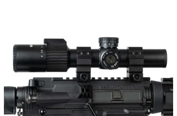 Image of Monstrum Alpha Series 1-6x24 First Focal Plane FFP Rifle Scope with MOA Reticle, Black, GA1624-BLK