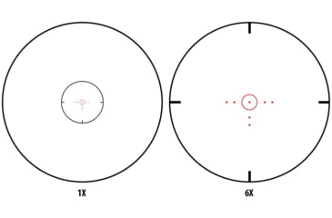 Image of Monstrum Alpha Series 1-6x24 First Focal Plane FFP Rifle Scope with MOA Reticle, Flat Dark Earth, GA1624-FDE