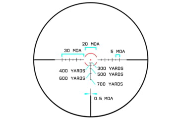 Image of Monstrum Banshee 1-6x24mm LPVO 30mm Tube Rifle Scope w/ Offset Scope Mount, Second Focal Plane