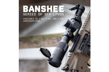 Image of Monstrum Banshee ED 1-10x24mm LPVO 30mm Rifle Scope w/Offset Scope Mount, Second Focal Plane