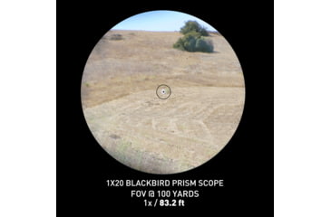 Image of Monstrum Blackbird 1x20mm Prism Scope, Black, PB120-B