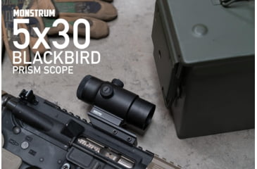 Image of Monstrum Blackbird 5x30mm Prism Scope, Black, PB530-B