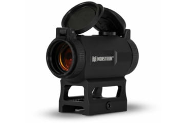 Image of Monstrum Flip-Up Lens Cap Set for 1x20mm Red Dot Sight, Black, RDF20-B