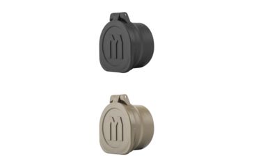 Image of Monstrum Flip-Up Rifle Scope Lens Covers, Eyepiece, Black, Flat Dark Earth