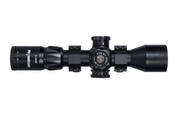 Image of Monstrum G1 3-9x40mm Rifle Scope, 30mm Tube, FFP, Illuminated Rangefinder Reticle, Adjustable Objective, Black FFPS3940-R