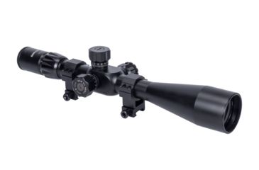 Image of Monstrum G1 6-24x50mm Rifle Scope, 30mm Tube, FFP, Illuminated Rangefinder Reticle, Adjustable Objective, Black FFPS62450-H
