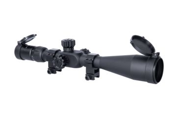 Image of Monstrum G1 6-24x50mm Rifle Scope, 30mm Tube, FFP, Illuminated Rangefinder Reticle, Adjustable Objective, Black FFPS62450-H