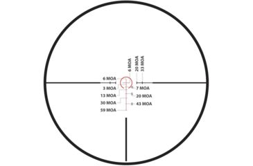 Image of Monstrum G2 1-6x24mm Rifle Scope, 30mm Tube, FFP, Illuminated Rangefinder Reticle, Adjustable Objective, Black, G2-BFFPS1624-R