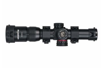 Image of Monstrum G2 1-6x24mm Rifle Scope, 30mm Tube, FFP, Illuminated Rangefinder Reticle, Adjustable Objective, Black G2-BFFPS1624-R