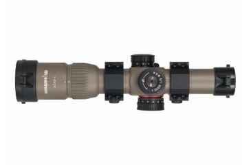 Image of Monstrum G2 1-6x24mm Rifle Scope, 30mm Tube, FFP, Illuminated Rangefinder Reticle, Adjustable Objective, Flat Dark Earth G2-TFFPS1624-R