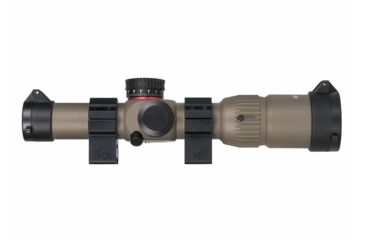 Image of Monstrum G2 1-6x24mm Rifle Scope, 30mm Tube, FFP, Illuminated Rangefinder Reticle, Adjustable Objective, Flat Dark Earth G2-TFFPS1624-R