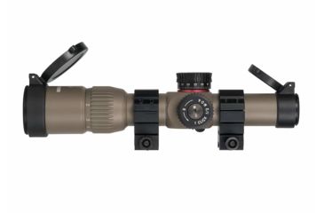Image of Monstrum G2 1-6x24mm Rifle Scope, 30mm Tube, FFP, Illuminated Rangefinder Reticle, Adjustable Objective, Flat Dark Earth G2-TFFPS1624-R