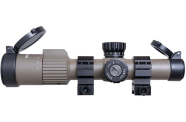 Image of Monstrum G3 1-4x24 FFP Rifle Scope, Illuminated BDC Reticle, Flat Dark Earth, G3F1424-FDE