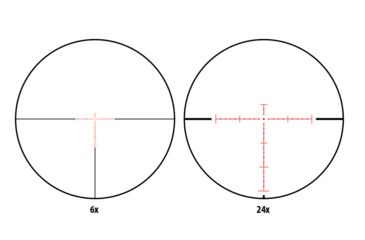 Image of Monstrum G1 6-24x50mm Rifle Scope, 30mm Tube, FFP, Illuminated Rangefinder Reticle, Adjustable Objective, Flat Dark Earth, TFFPS62450-H