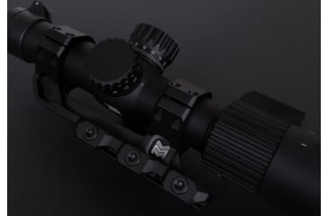Image of Monstrum G3 FFP LPVO Rifle Scope, 1-3x24mm, 30mm Tube, First Focal Plane, Illuminated FFP X1 Reticle, MIL-STD 8625 Type III Hard-Anodized, Black, G3F1324-BLK