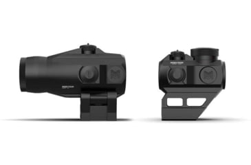 Image of Monstrum Ghost 3X Prism Magnifier w/ Flip-to-Side Mount, Type III Hard Anodized, Black, PG3X-B