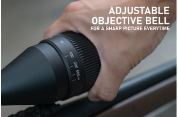 Image of Monstrum Guardian 4-12x44mm w/ Parallax Adjustment AO Rifle Scope, 1in Tube Second Focal Plane, Black, SG41244-AO-B