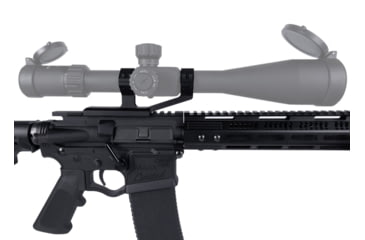 Image of Monstrum H-Series V2 Hollow Frame Offset Cantilever Picatinny Scope Mount, 1in, Black, MH255-B