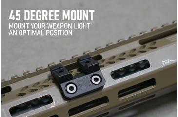 Image of Monstrum 45 Degree Offset Scout Light Mount
