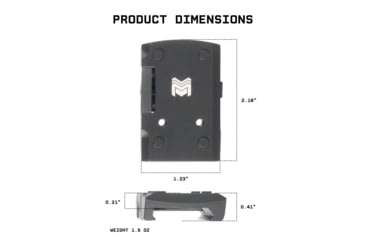 Image of Monstrum 7075 Series Adapter Red Dot Sight Mount
