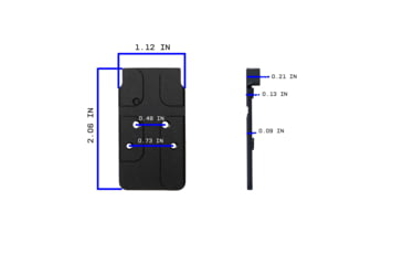 Image of Monstrum 7075 Series Red Dot Mounting Plate for CZ P10 Optics Ready Pistols