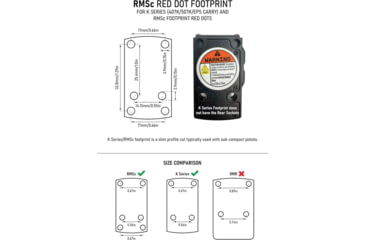 Image of Monstrum Dovetail Red Dot Mounting Plate for Glock Pistols
