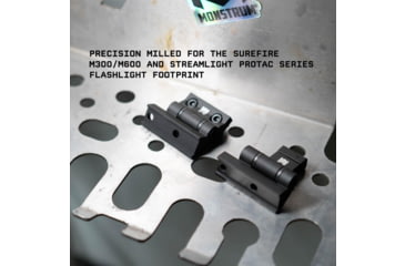 Image of Monstrum Adjustable Scout Light Mount with Pivoting Mount Plate