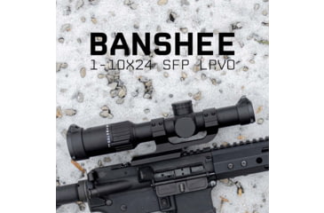 Image of Monstrum Banshee ED 1-10x24mm LPVO 30mm Rifle Scope w/Offset Scope Mount, Second Focal Plane