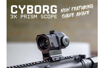Image of Monstrum Cyborg 3x24mm Prismatic Red Dot Sight w/ Shake Awake