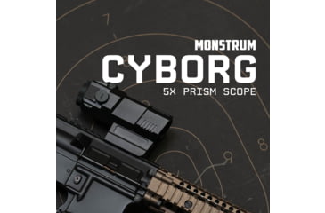 Image of Monstrum Cyborg V2 5x20mm Prismatic Red Dot Sight w/ Shake Awake