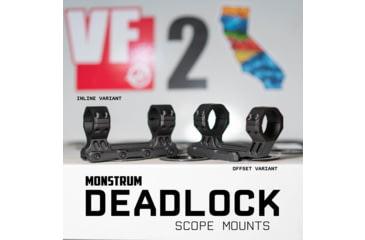 Image of Monstrum Deadlock Series Dual Ring Scope Mount