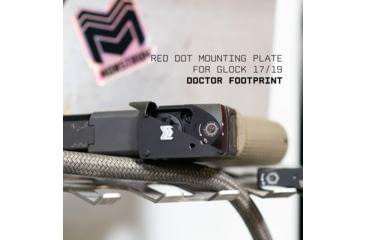 Image of Monstrum Dovetail Red Dot Mounting Plate for Glock Pistols