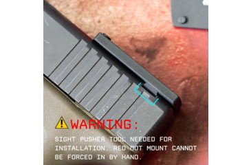Image of Monstrum Dovetail Red Dot Mounting Plate for Glock Pistols