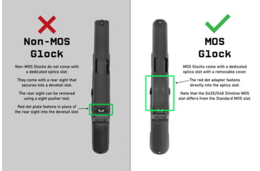 Image of Monstrum Glock 43X/48 MOS/Hellcat OSP Red Dot Plate