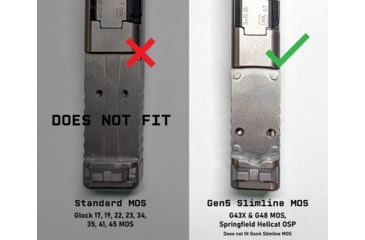 Image of Monstrum Glock 43X/48 MOS/Hellcat OSP Red Dot Plate