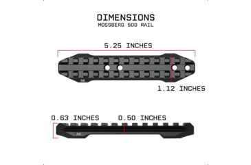 Image of Monstrum Grimlock Mossberg 500/590/835/930/Shockwave Picatinny Rail Mount