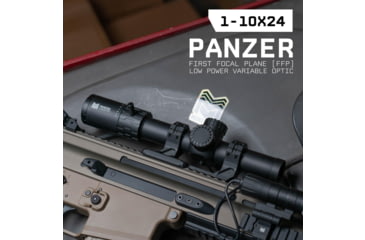 Image of Monstrum Panzer ED 1-10x24mm LPVO 30mm Rifle Scope, First Focal Plane