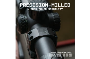 Image of Monstrum Slim Profile Series V2 Ultralight Dual Ring Scope Mount