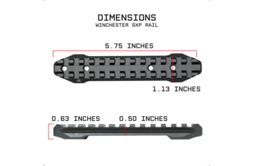 Image of Monstrum Winchester SXP/Defender / 1300 Grimlock Picatinny Rail Mount