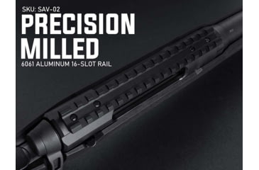 Image of Monstrum Picatinny Rail Mount for Savage Arms Axis/Edge Rifles, Black, SAV-02
