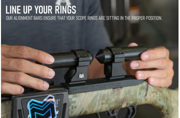 Image of Monstrum Scope Ring Alignment and Lapping Tool Kit, 30mm Diameter, Black, T11