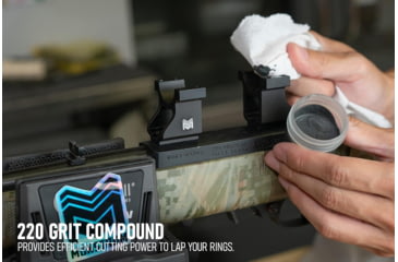 Image of Monstrum Scope Ring Alignment and Lapping Tool Kit, 30mm Diameter, Black, T11