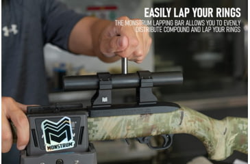 Image of Monstrum Scope Ring Alignment and Lapping Tool Kit, 30mm Diameter, Black, T11