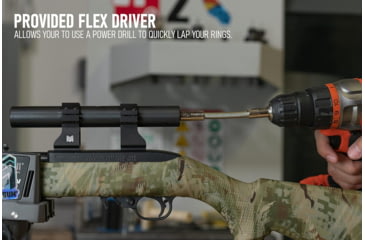 Image of Monstrum Scope Ring Alignment and Lapping Tool Kit, 30mm Diameter, Black, T11