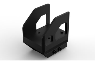 Image of Monstrum Sentry Micro Red Dot Riser Mount, Absolute Co-Witness, RMR Footprint, Black, ZD31R