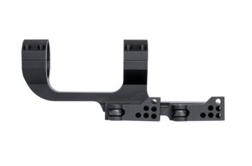 Image of Monstrum Slim Profile Series Offset Dual Ring Picatinny Scope Mount w/ Quick Release, Black, 1in ZR252-Q-B